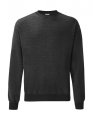 Heren Sweaters Fruit of the Loom set in 62-202-0 dark heather grey